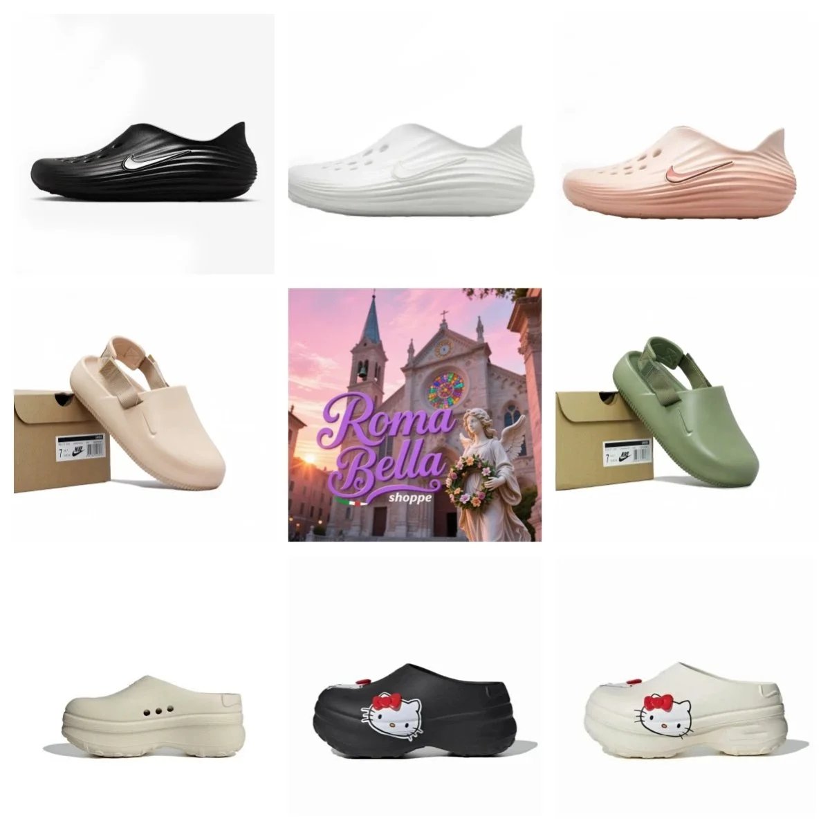 Nike Crocs Shoes for Women and Men - Comfortable Slip-On Clogs