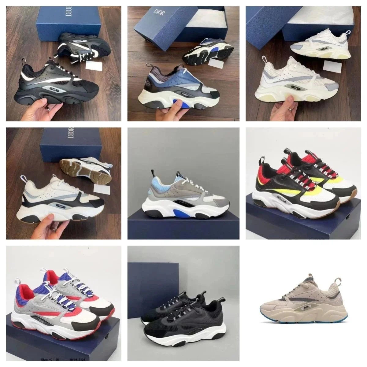 Dior Sneakers Men Women Fashion Chunky Trainers Running Shoes