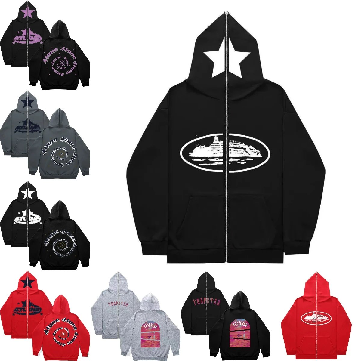 Trendy simple and versatile hoodie 36