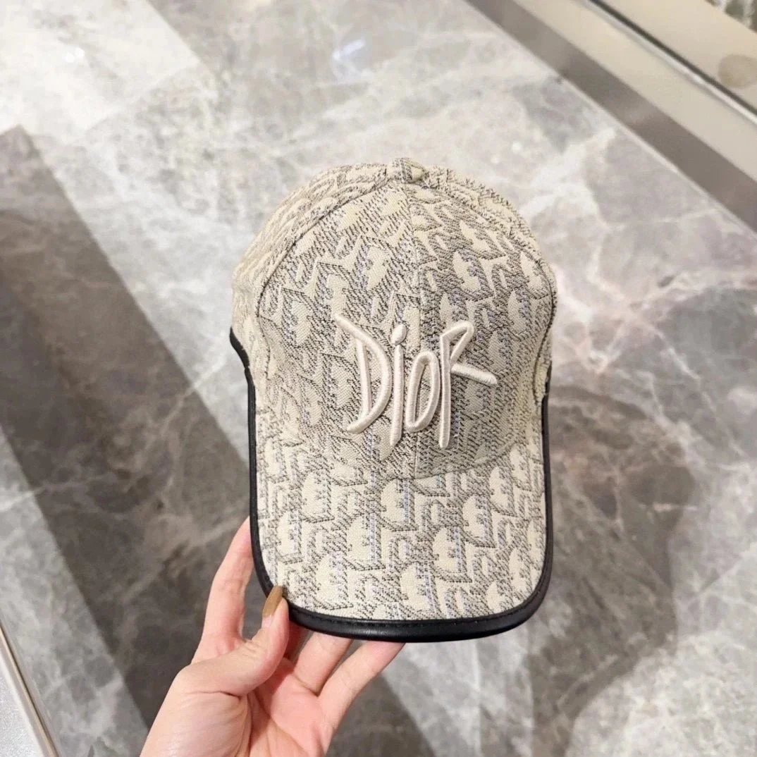 Dior Monogram Canvas Baseball Cap