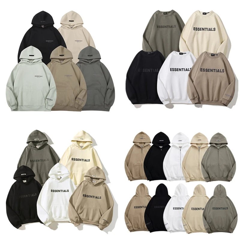 Essentials Hoodie Sweatshirt Unisex Oversized Logo Pullover