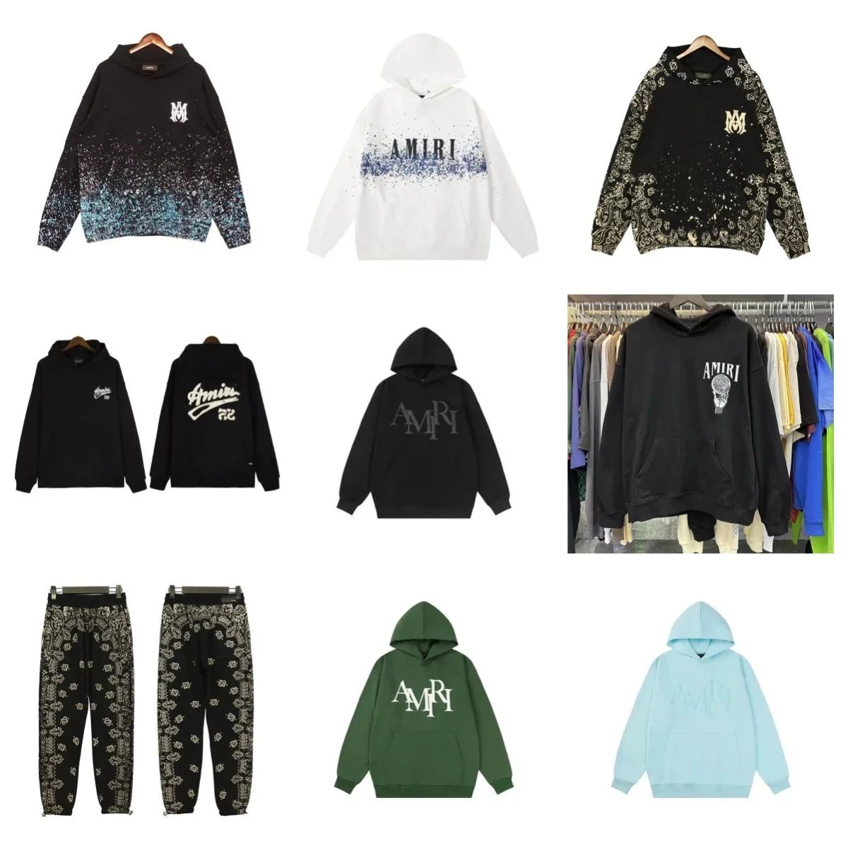 AMIRI Hoodies Sweatshirts Men's Fashion Streetwear