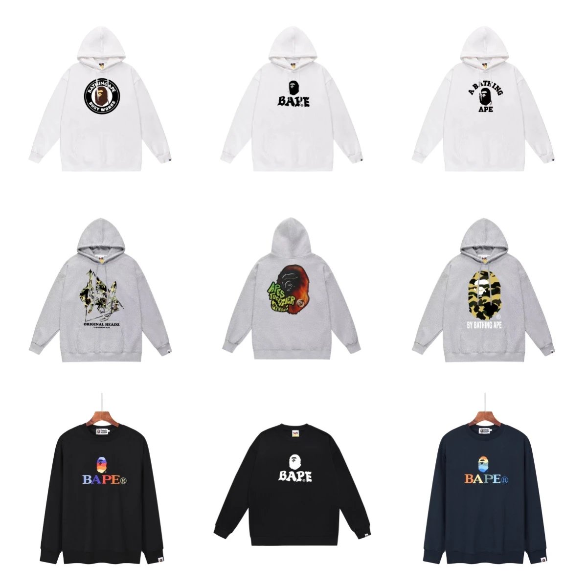 时尚简约穿搭连帽卫衣