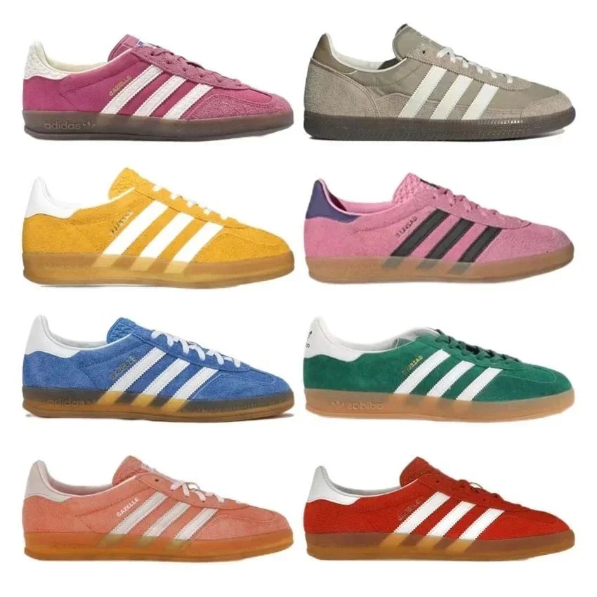 Adidas Gazelle Sneakers Classic Colorful Suede Shoes
