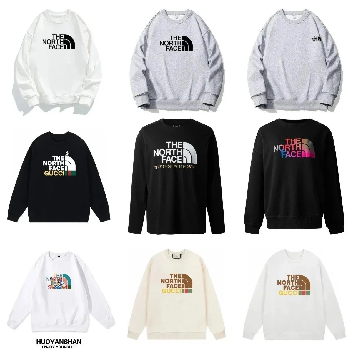 The North Face x Gucci Collaboration Sweatshirts for Men and Women