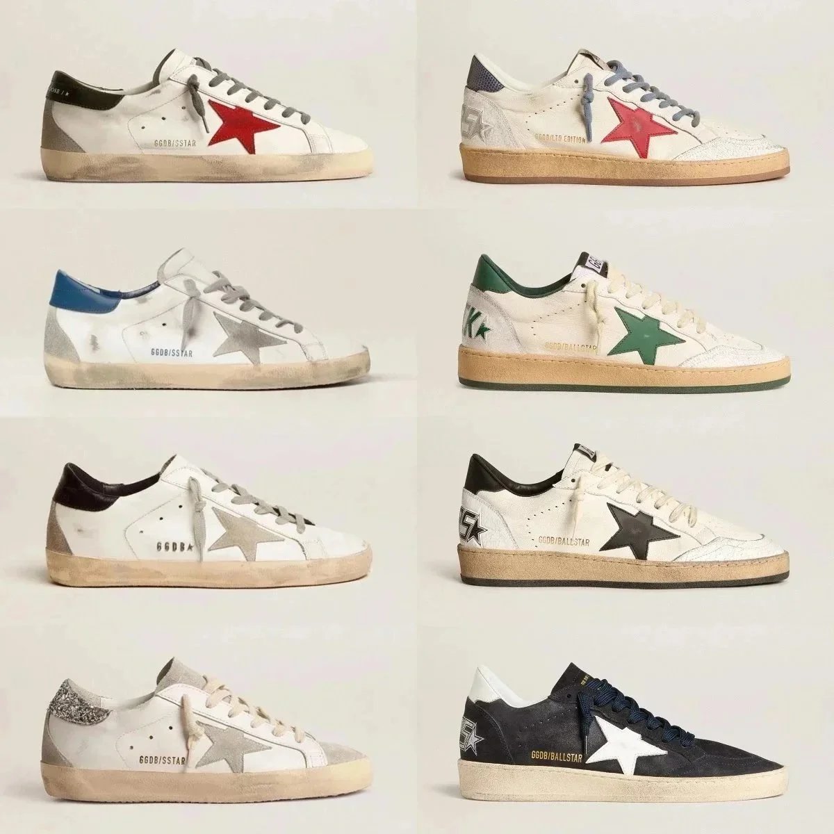 Golden Goose Deluxe Brand Star Sneakers for Men and Women