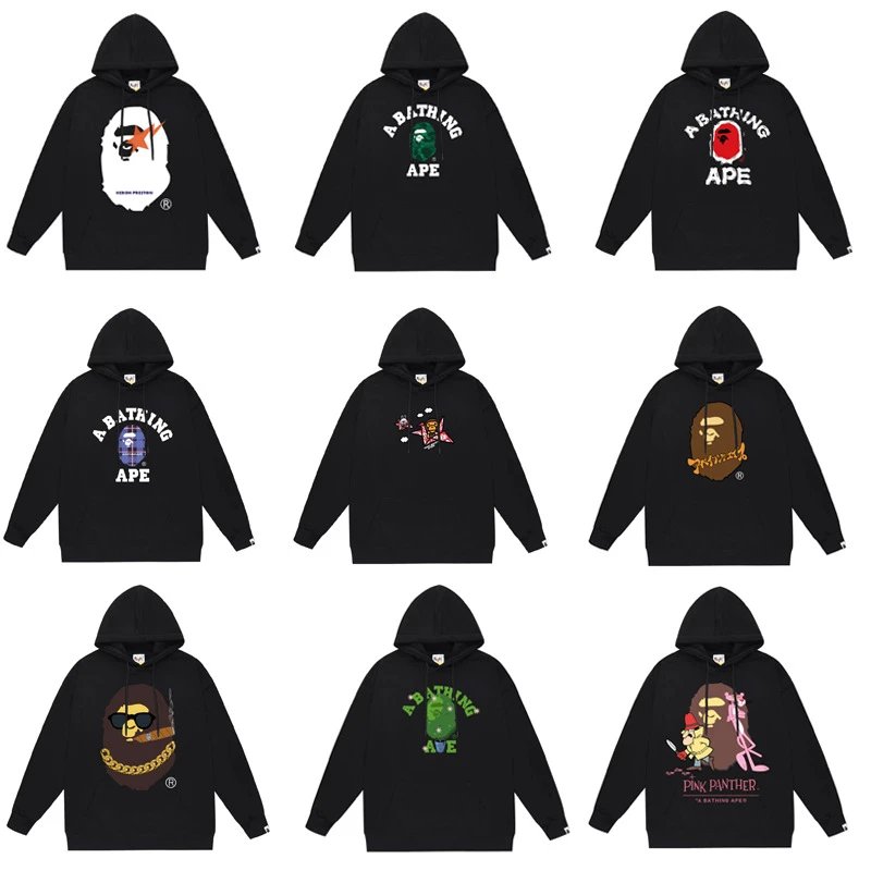 A Bathing Ape Hoodies Sweatshirts Streetwear Fashion