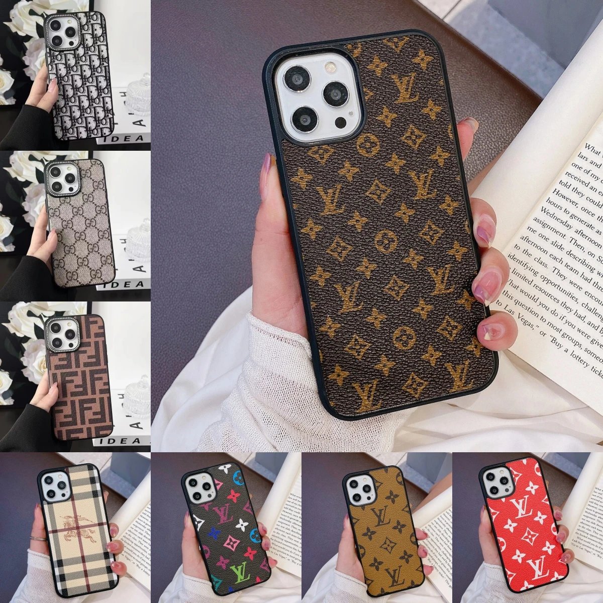 Luxury Monogram iPhone Case for iPhone 12 Pro Max