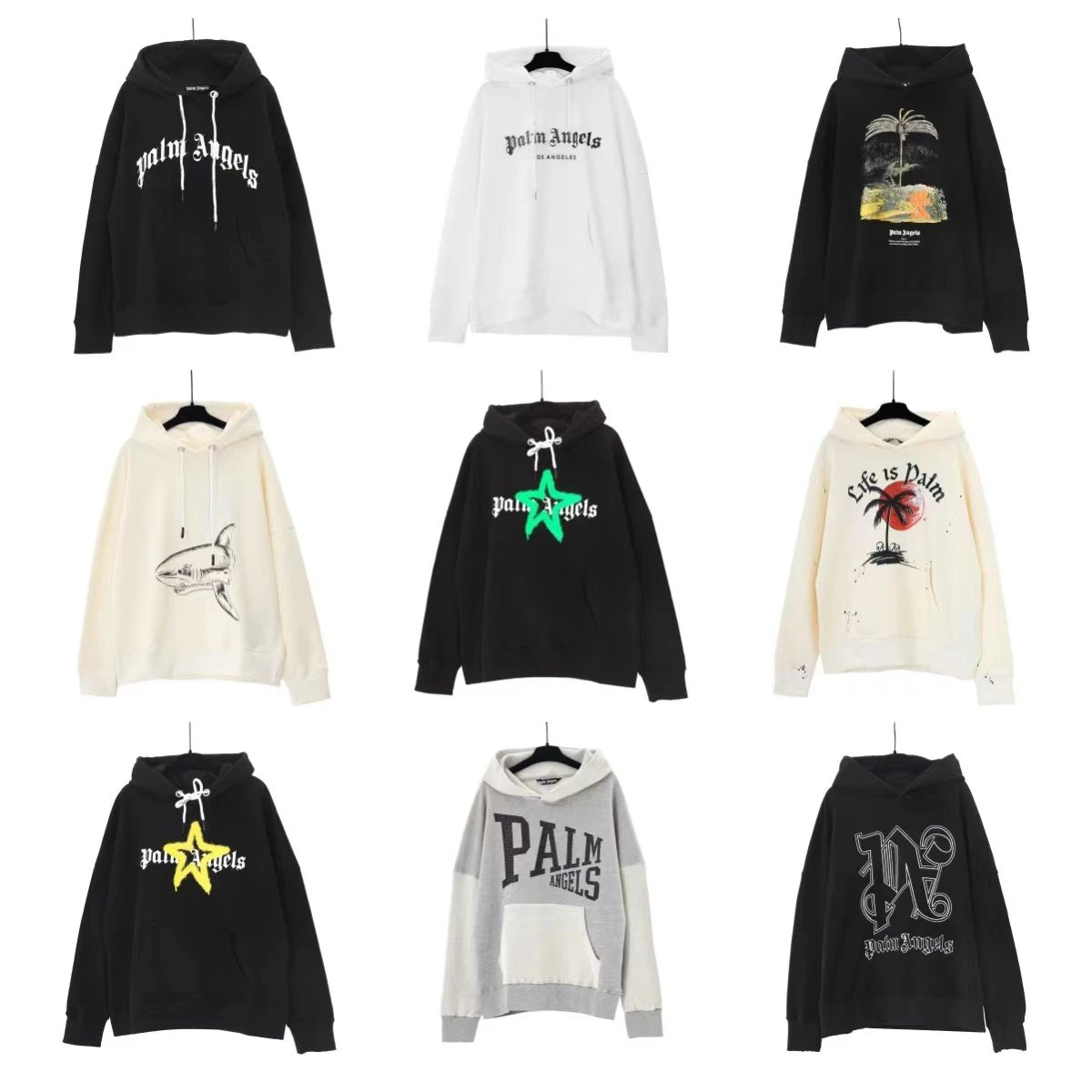 Palm Angels Hoodies Sweatshirts Men Women Streetwear Fashion