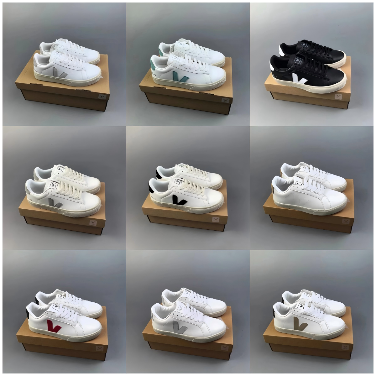 Veja V10 White Sneakers Men Women Casual Shoes