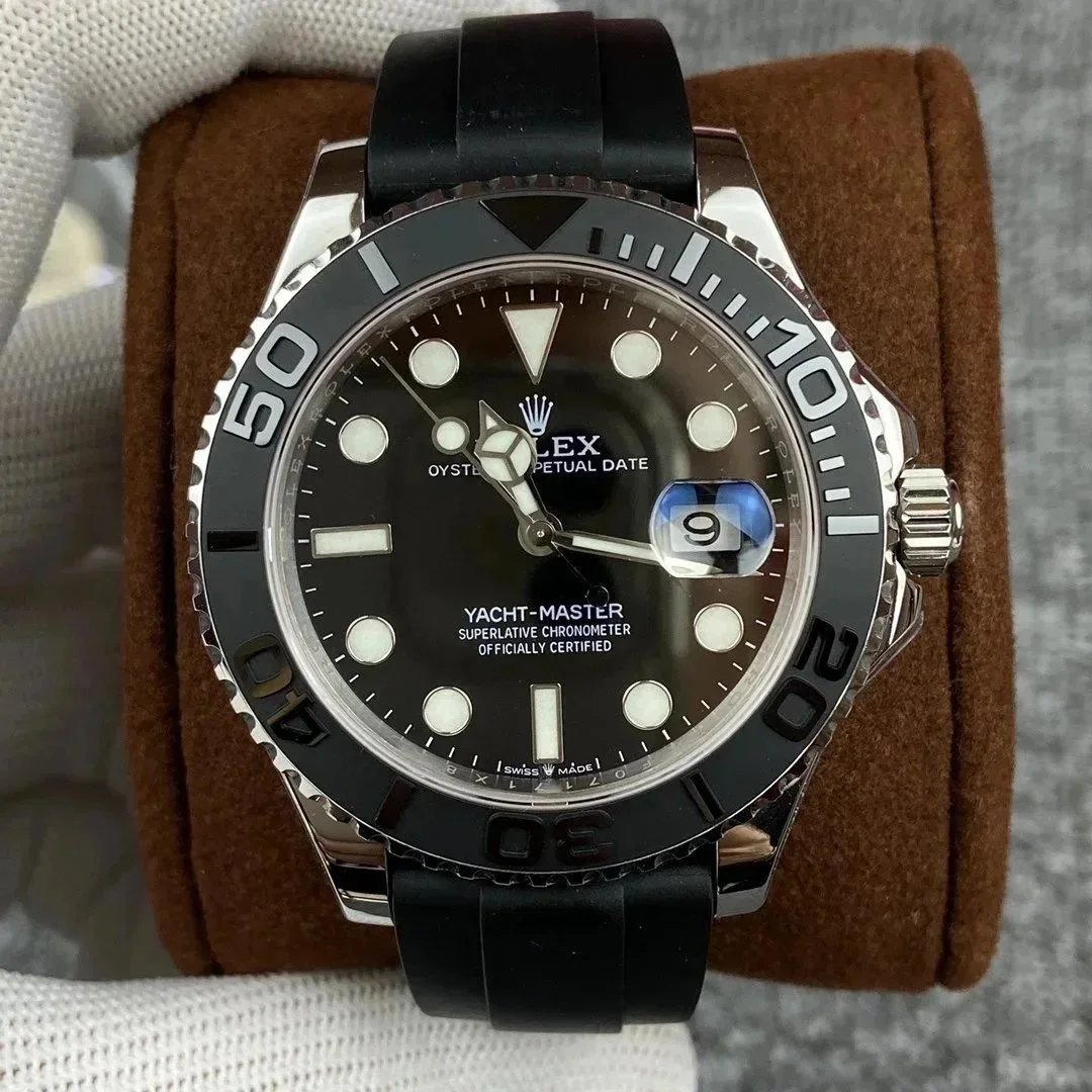 Rolex Yacht-Master Oyster Perpetual Date Watch Black Dial