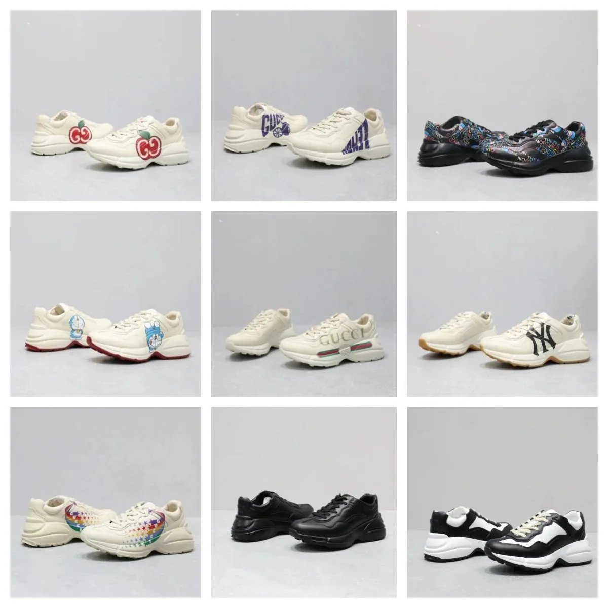 Gucci Sneakers Collection Fashion Designer Shoes