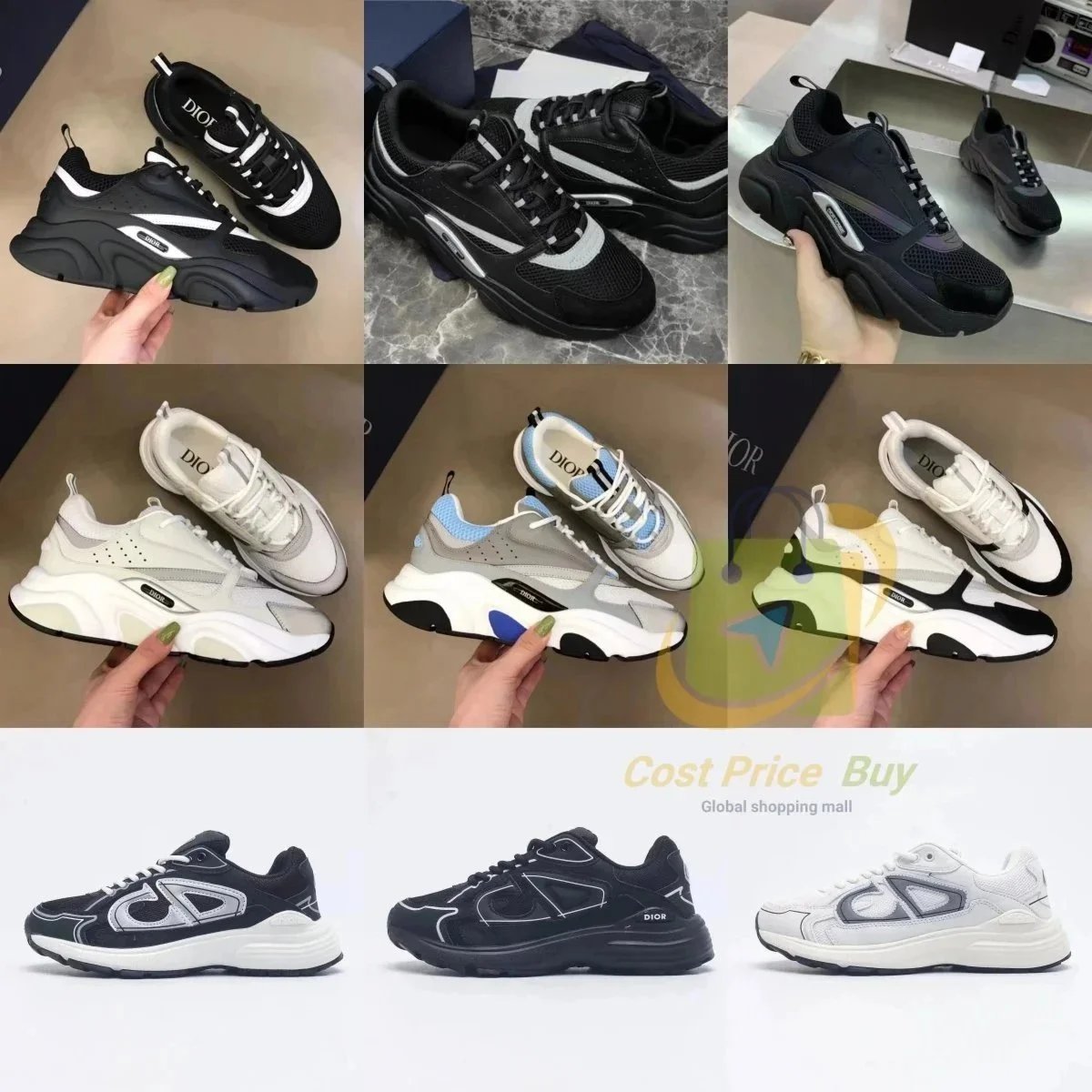 Dior Sneakers Fashion Sport Shoes for Men and Women