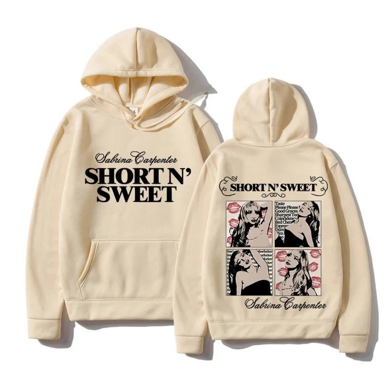 Sabrina Carpenter-Sudadera corta con Hoodie 卫衣