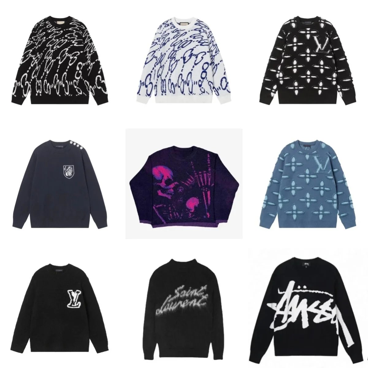 百搭休闲毛衣L-001