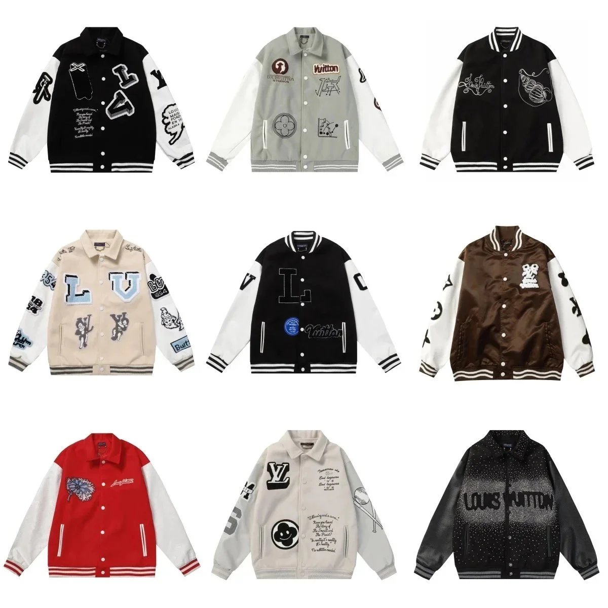 Louis Vuitton Men's Letterman Jackets Collection