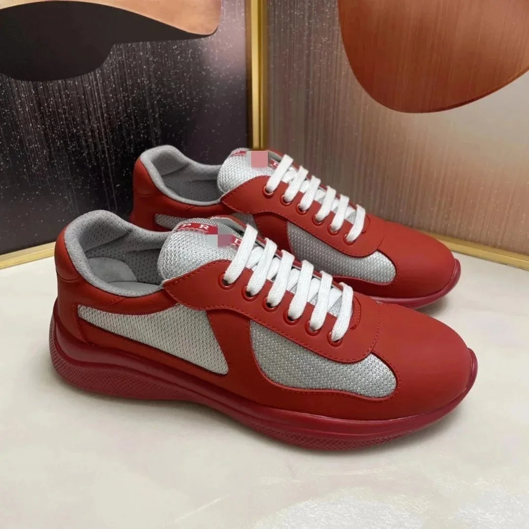 Reebok Red and Gray Sneakers for Men and Women