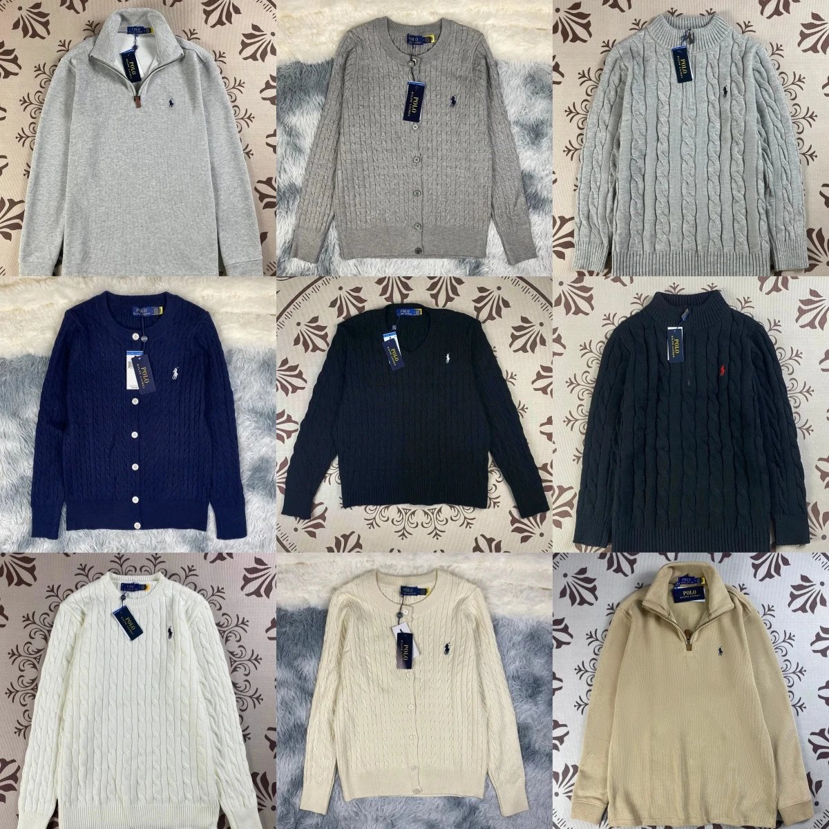 Polo Ralph Lauren Men's Knit Sweaters Cardigans Various Colors