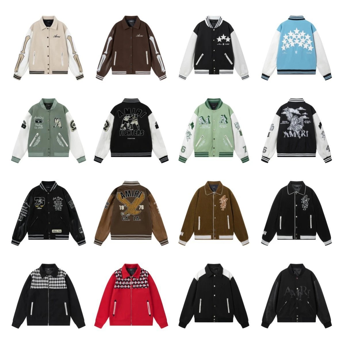 Amiri Varsity Jackets Collection - Premium Streetwear Outerwear