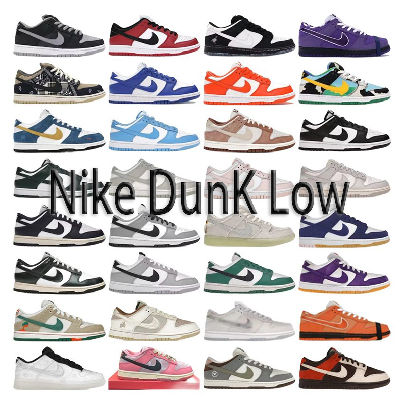 Nike Dunk Low Sneakers - Classic Skate Shoes for Men and Women