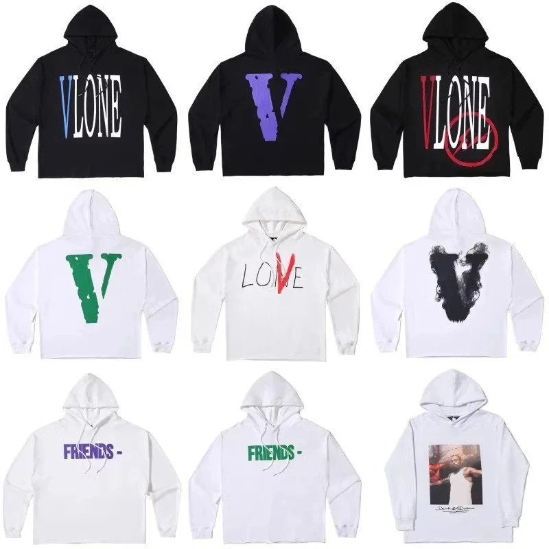 VLONE Hoodies Sweatshirts Men Women Streetwear Fashion