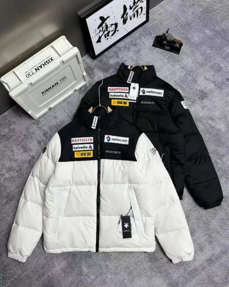 DESCENTE Ski Jacket Men Winter Warm Puffer Coat Outdoor Sportswear