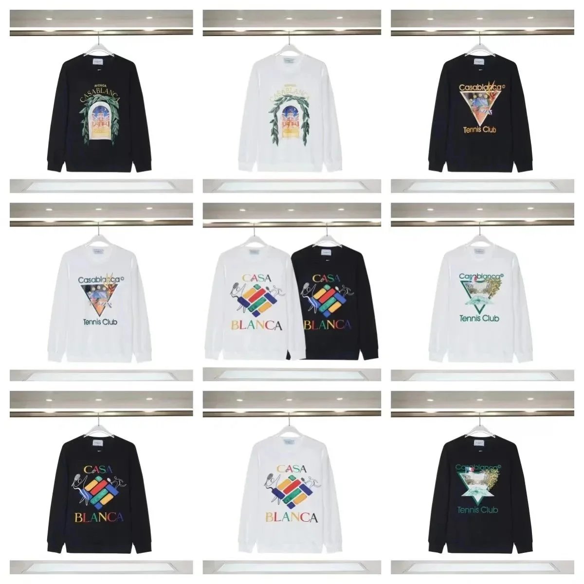 Casablanca Tennis Club Sweatshirts and Long Sleeve T-Shirts