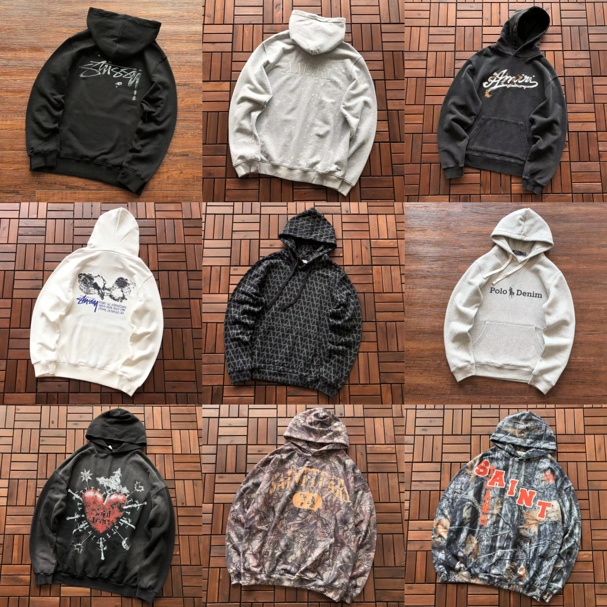 Stussy Hoodie Sweatshirt Men's Streetwear Fashion