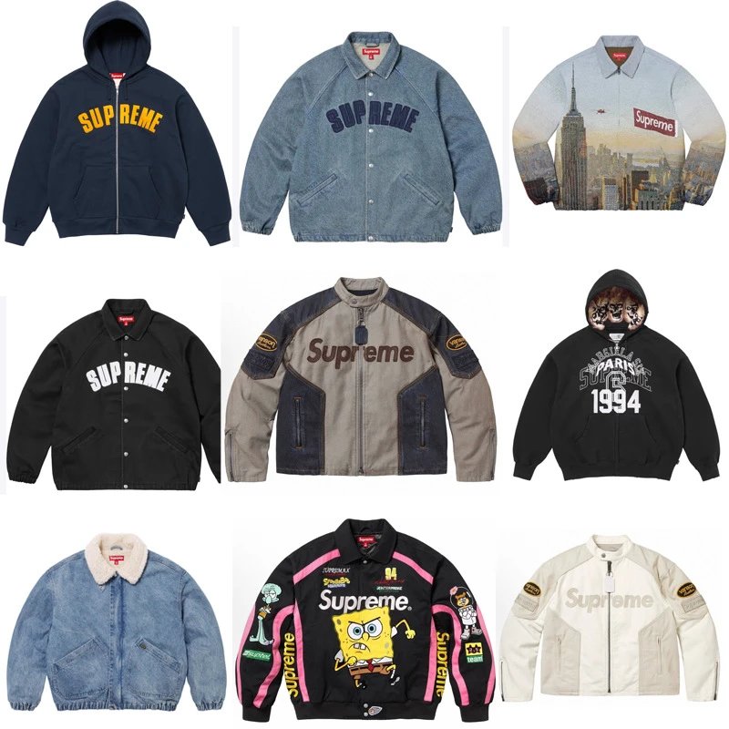 Supreme Jackets and Hoodies Collection