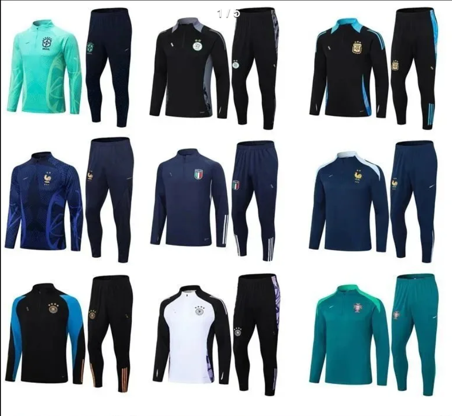 Puma National Team Training Kits Men's Soccer Tracksuits