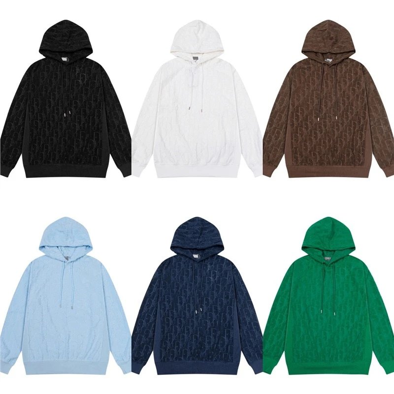 Dior Oblique Logo Hoodie Sweatshirt Men's Fashion
