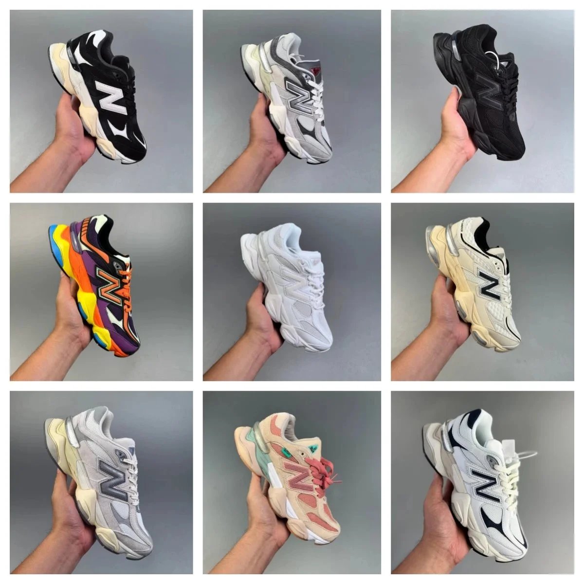 New Balance 9060 Running Shoes Retro Sneakers for Men and Women