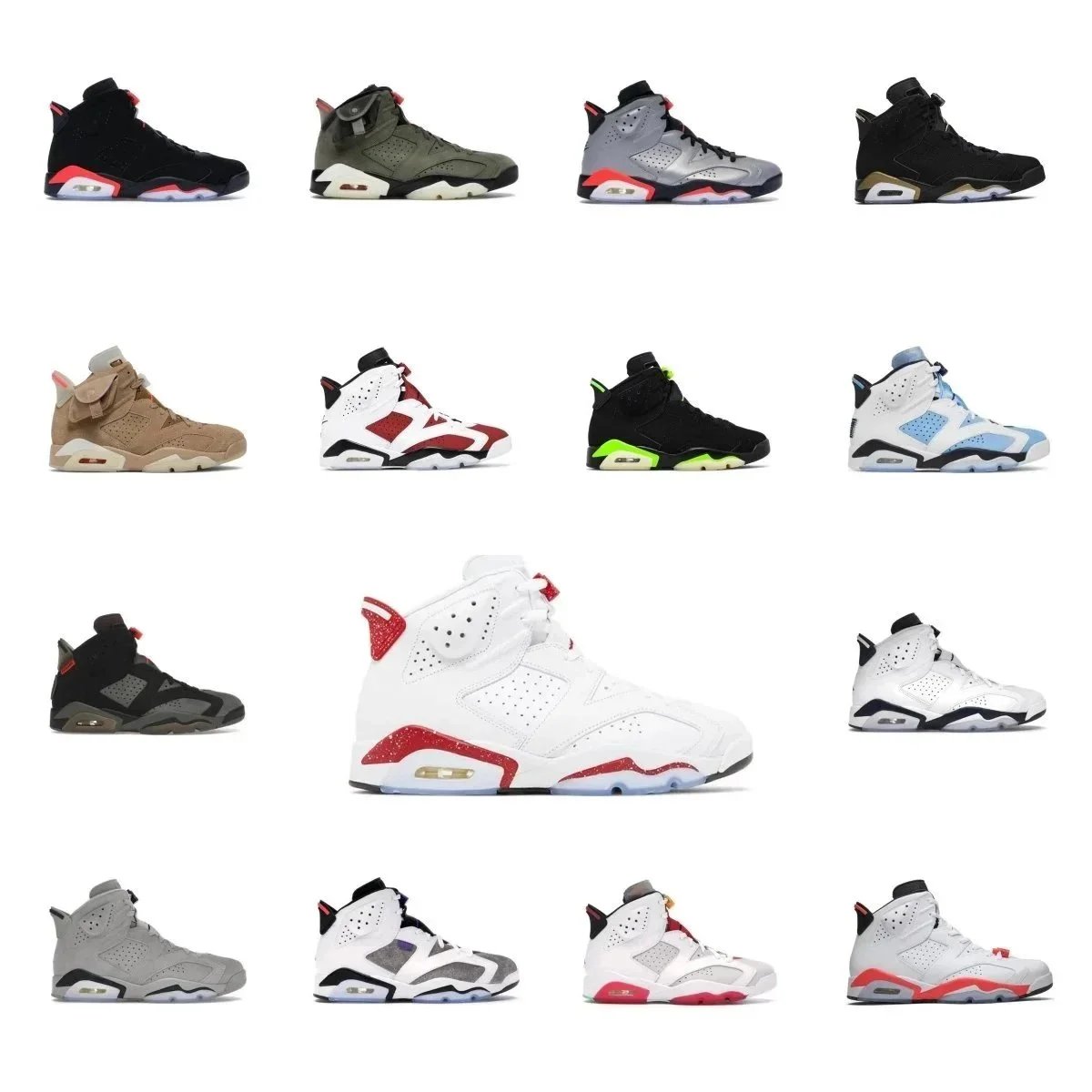 Air Jordan 6 Sneakers Men's Basketball Shoes