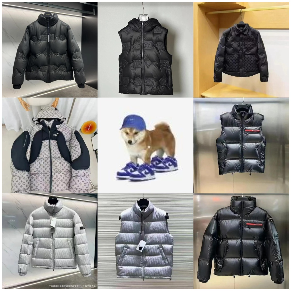 Luxury Louis Vuitton Monogram Down Jacket and Vest Collection