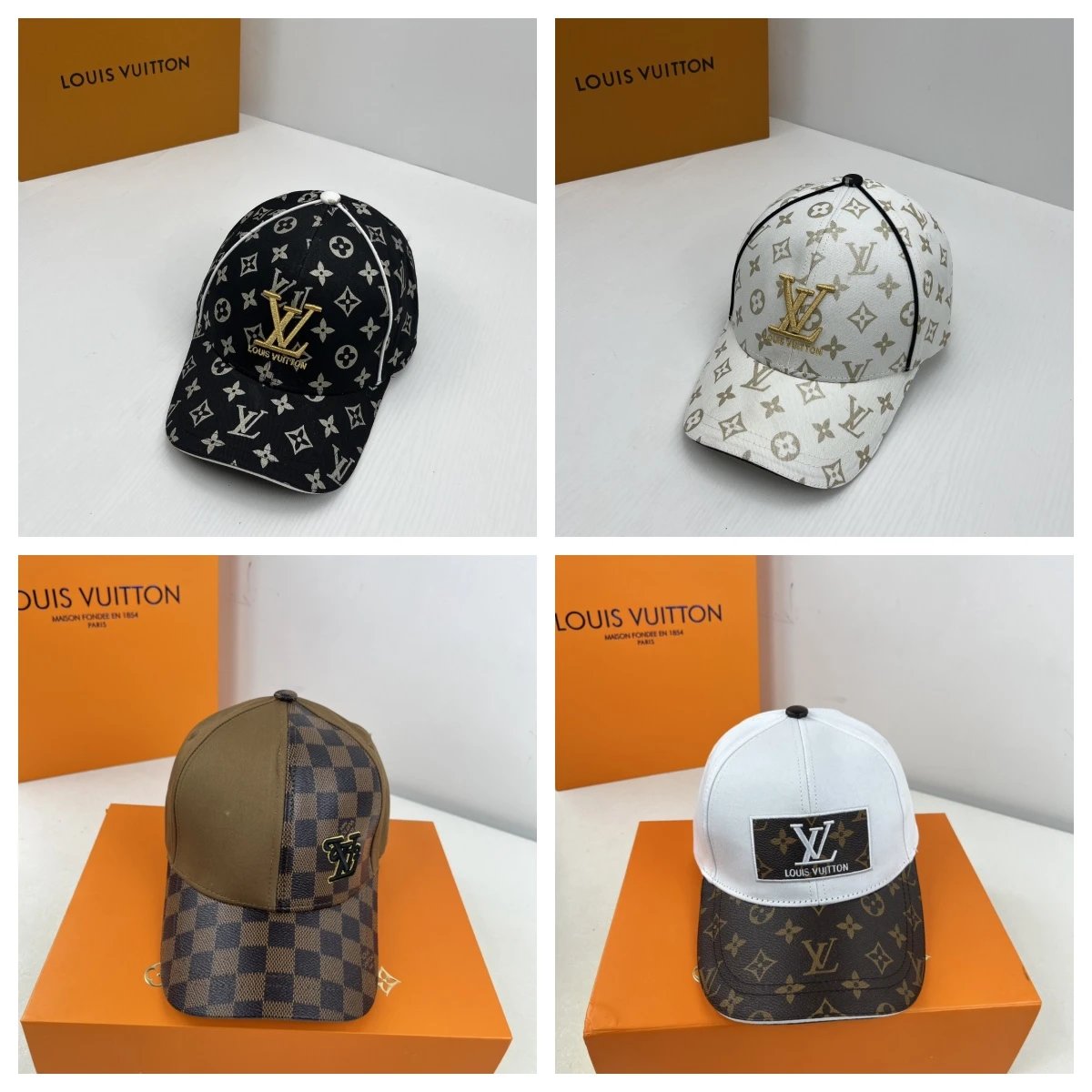 Louis Vuitton Monogram Baseball Cap Classic Logo Hat