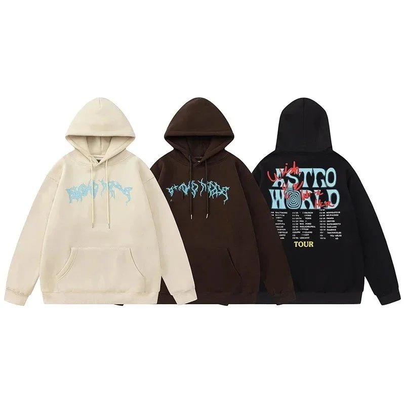 Astroworld Tour Hoodie Unisex Sweatshirt Graphic Print Hooded Sweatshirt