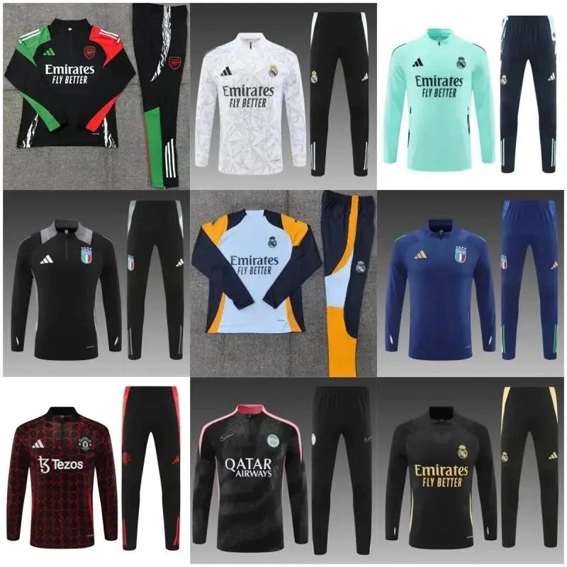 Official Football Training Kits for Men Real Madrid Arsenal Manchester United