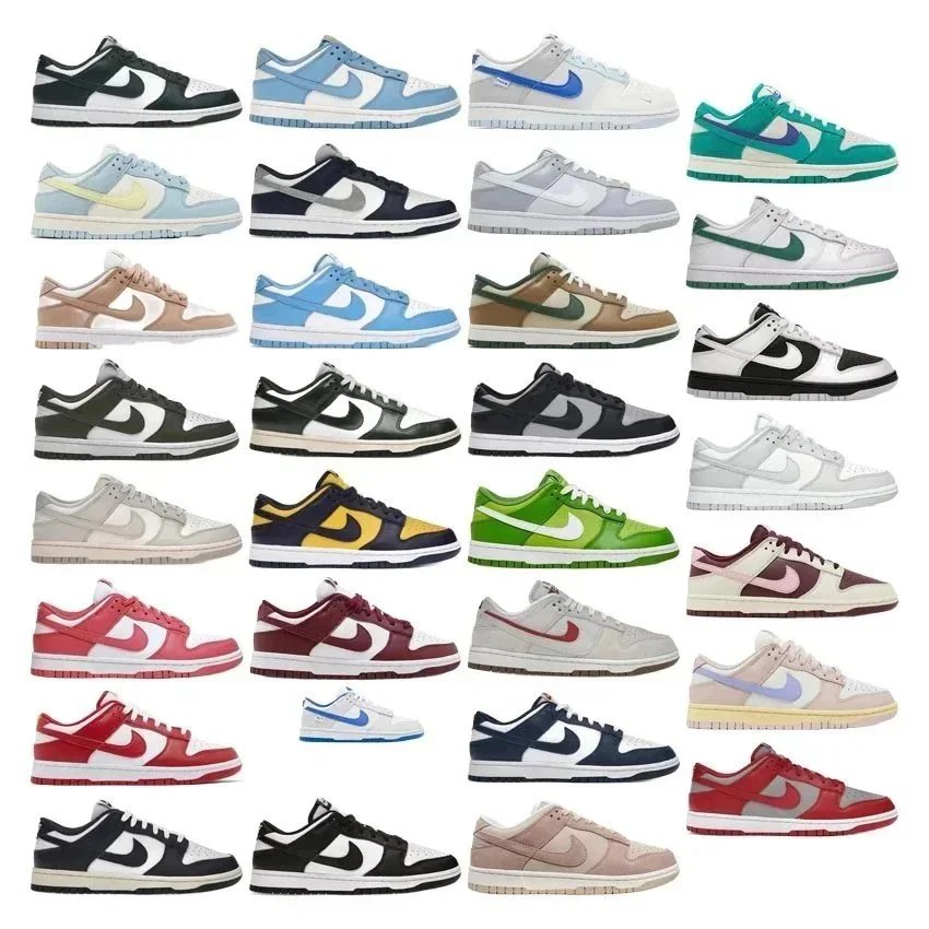 Nike Dunk Low Sneakers Collection Various Colors and Styles