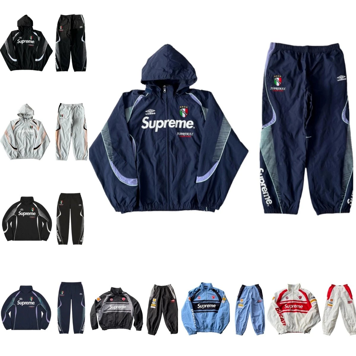 Supreme x Umbro Track Suit Set Hoodie and Pants