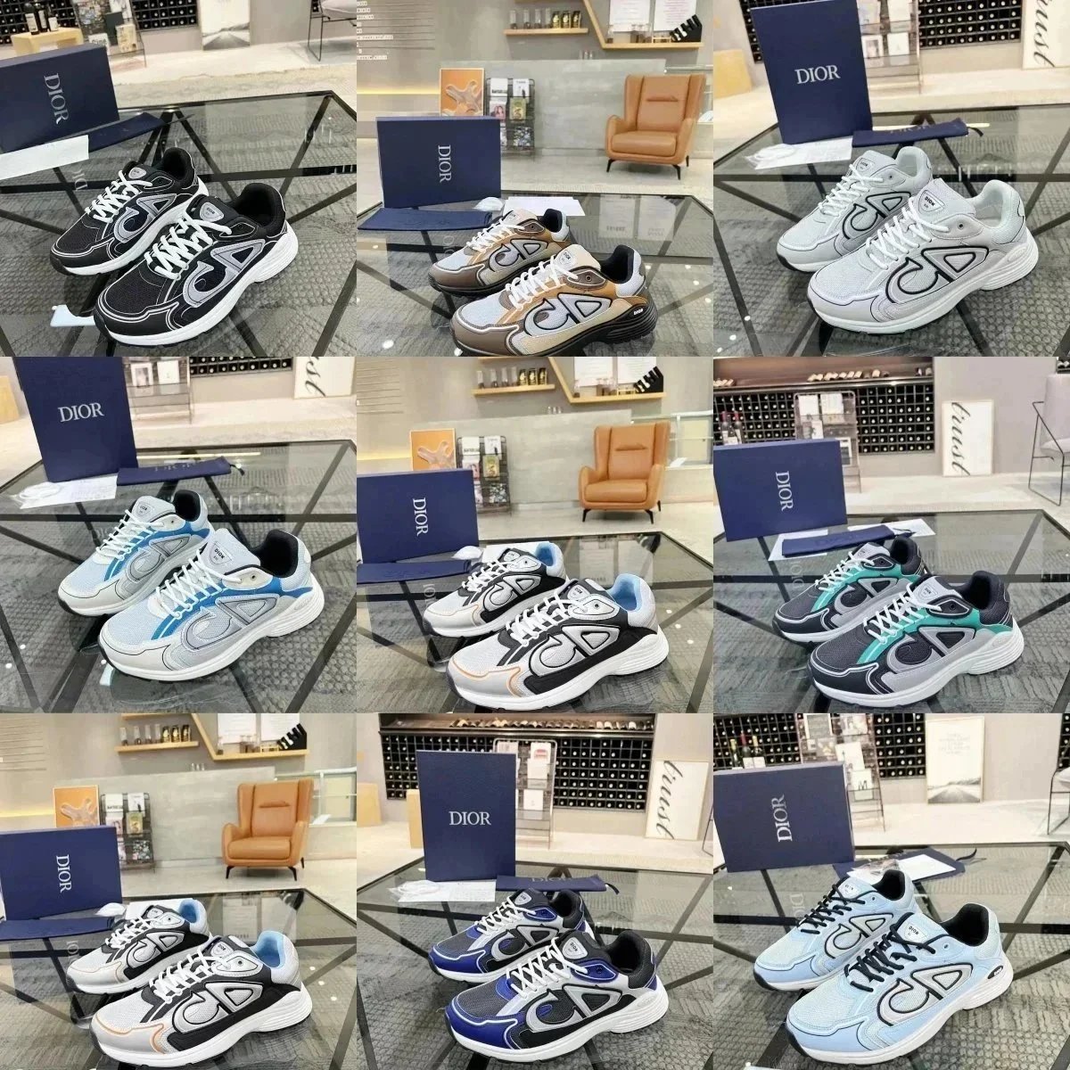Dior Sneakers Men Women Fashion Sport Shoes