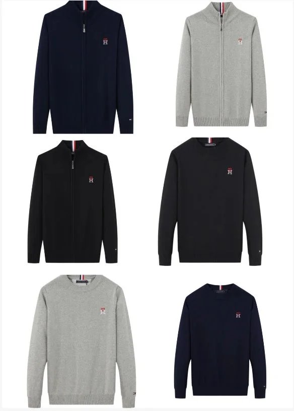 Hackett London Men's Knit Sweaters and Zip-Up Jackets