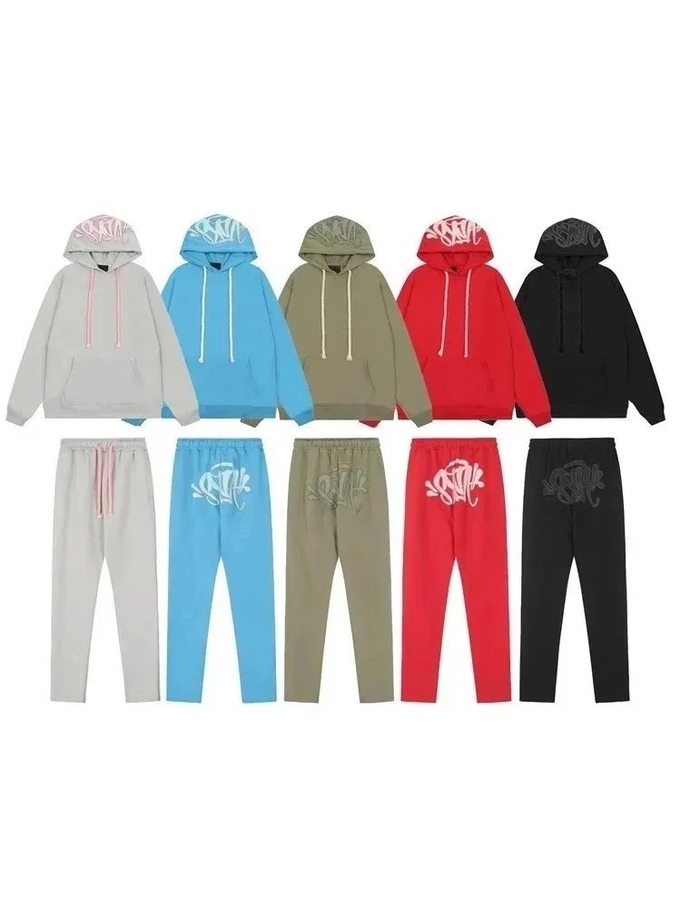 STK Hoodie and Pants Set Casual Sweatshirt Tracksuit for Men Women