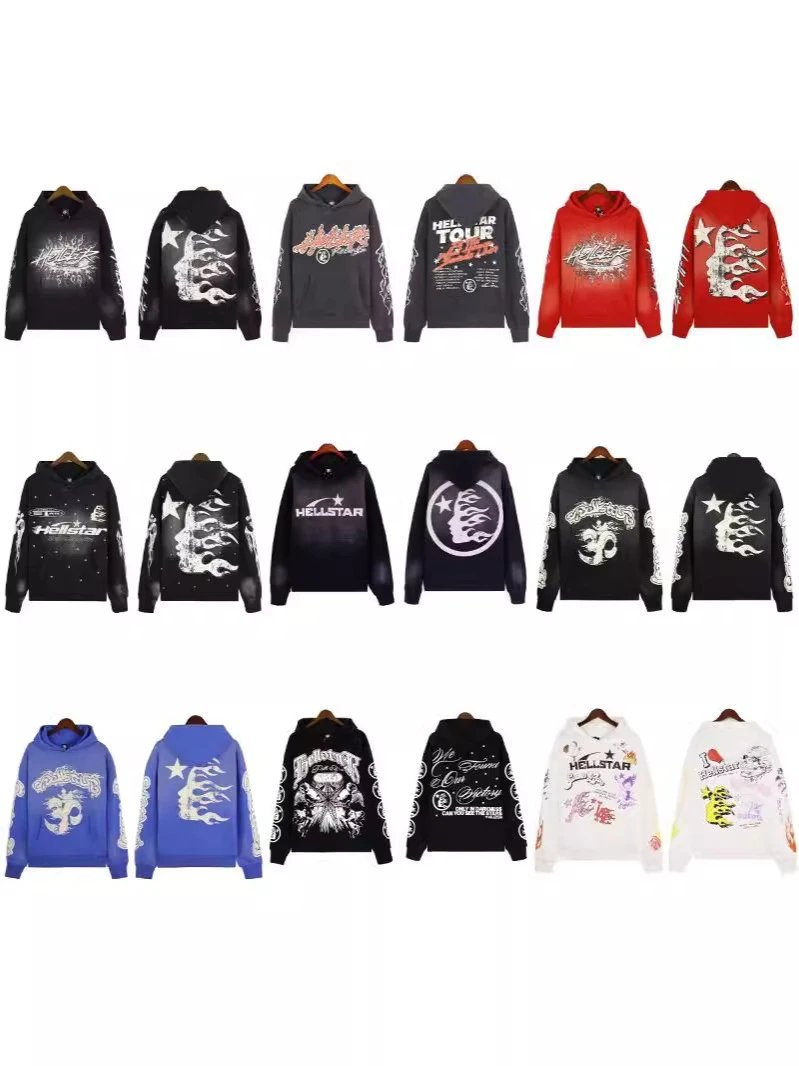 Hellstar Hoodies Sweatshirts Men Women Streetwear Fashion Graphic Print