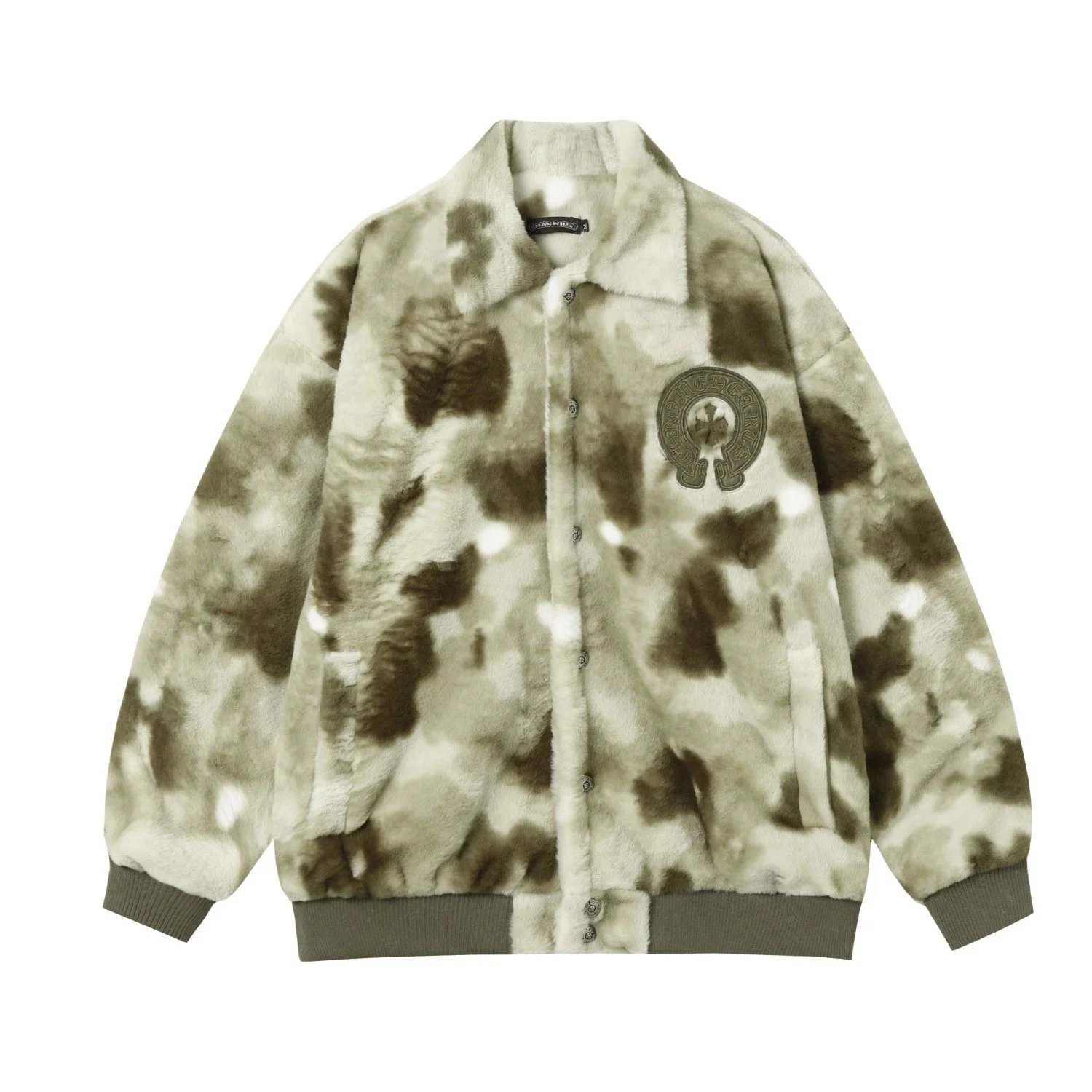 BAPE Camouflage Faux Fur Jacket Men's Streetwear