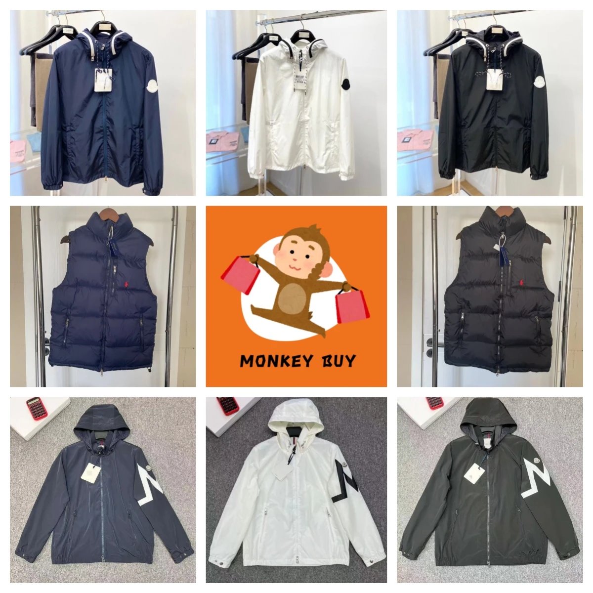 Lightweight Windbreaker Jacket and Puffer Vest for Men Women Outdoor Wear