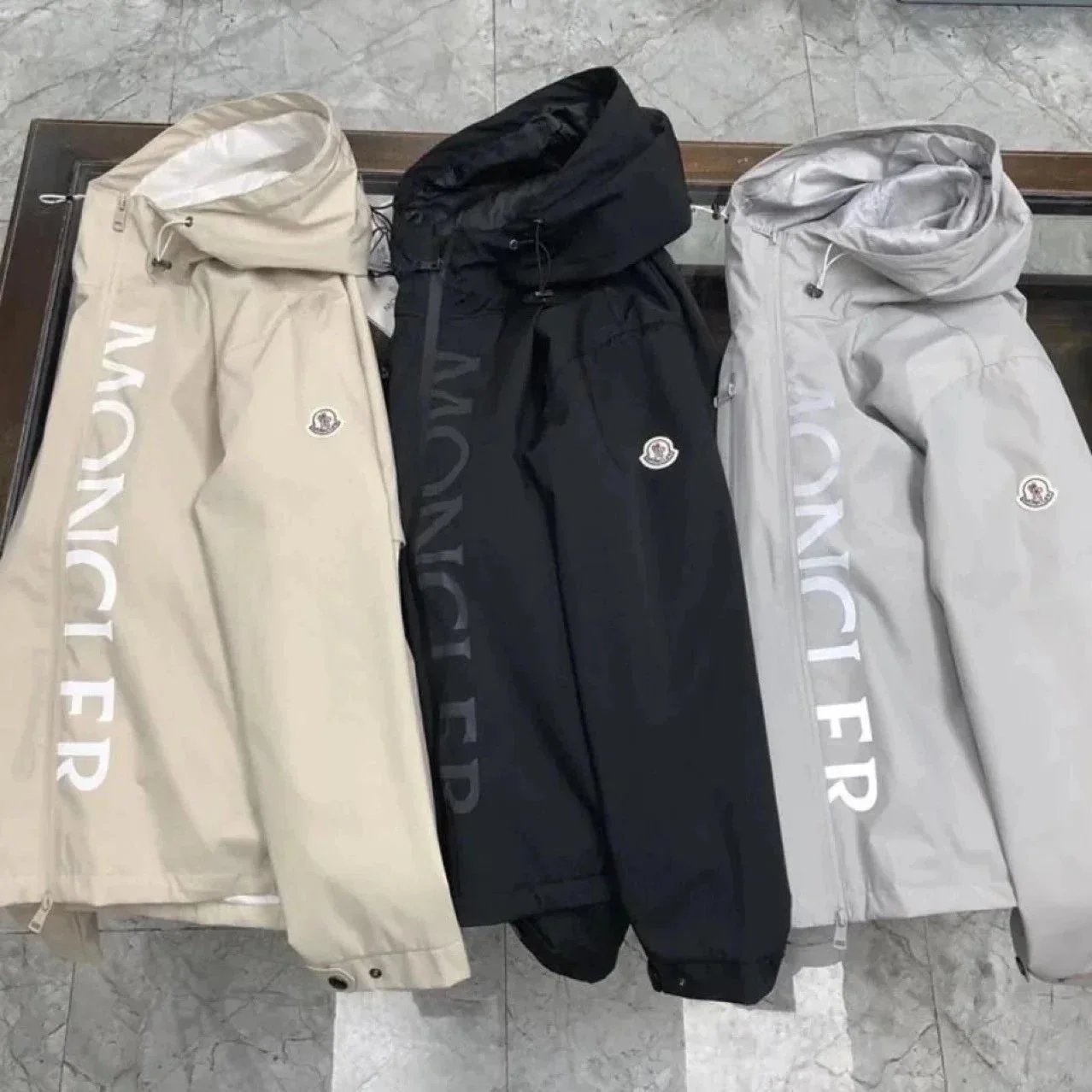 MONCLER Hooded Windbreaker Jacket for Men and Women
