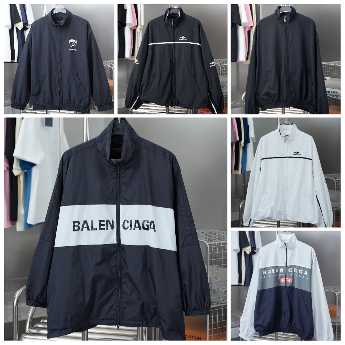 Balenciaga Men's Sport Jacket Windbreaker Outdoor Wear