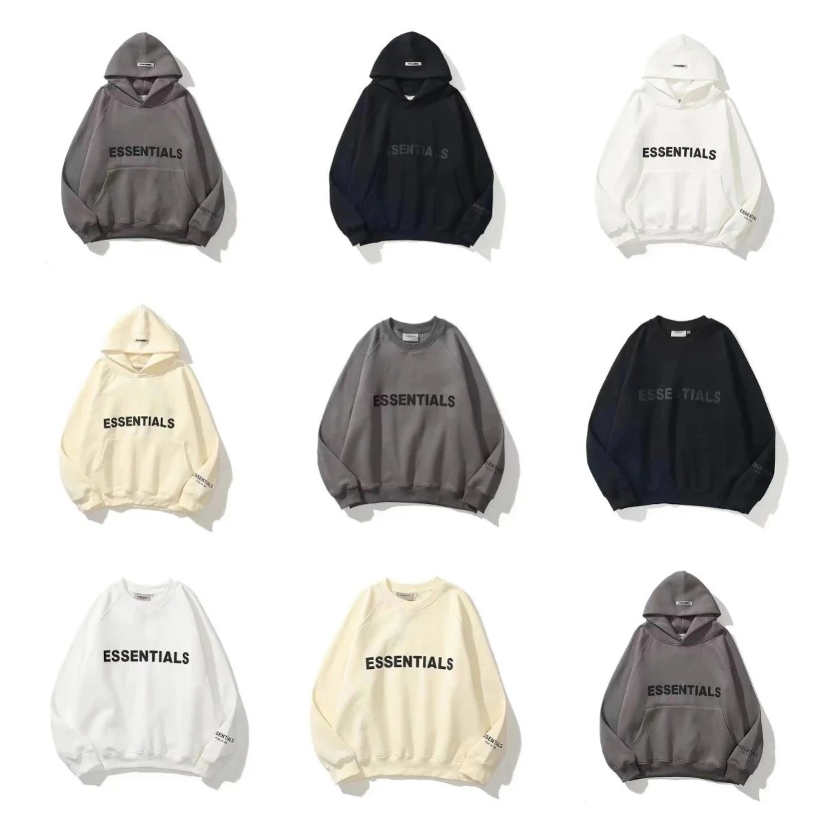 Essentials Hoodies and Sweatshirts for Men Women Unisex Streetwear