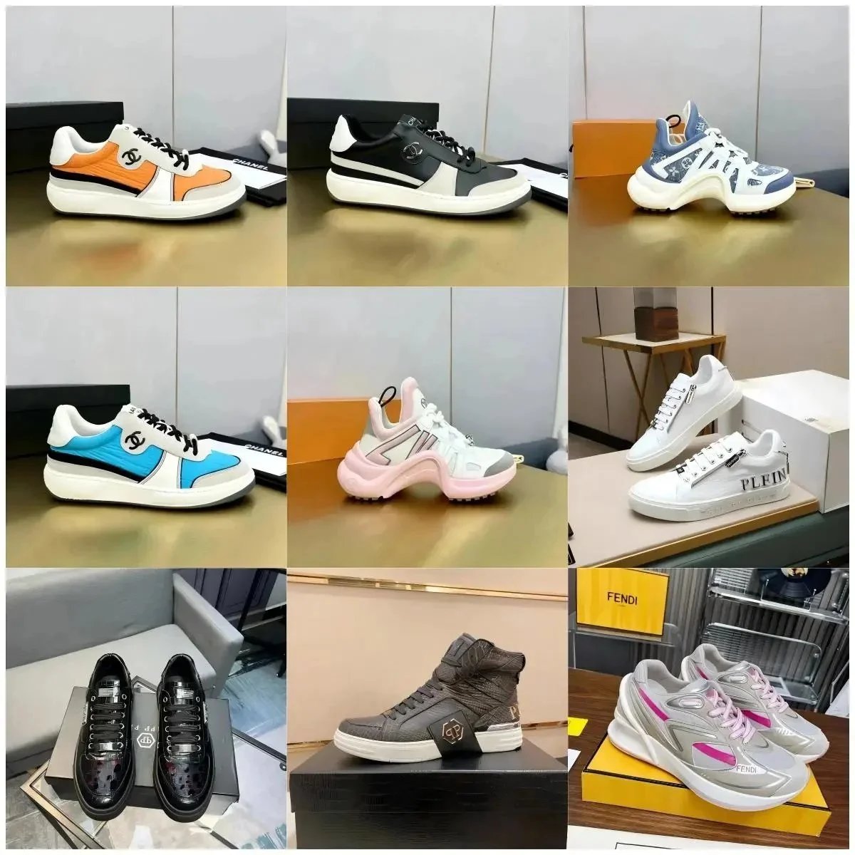 Luxury Fashion Sneakers for Men and Women