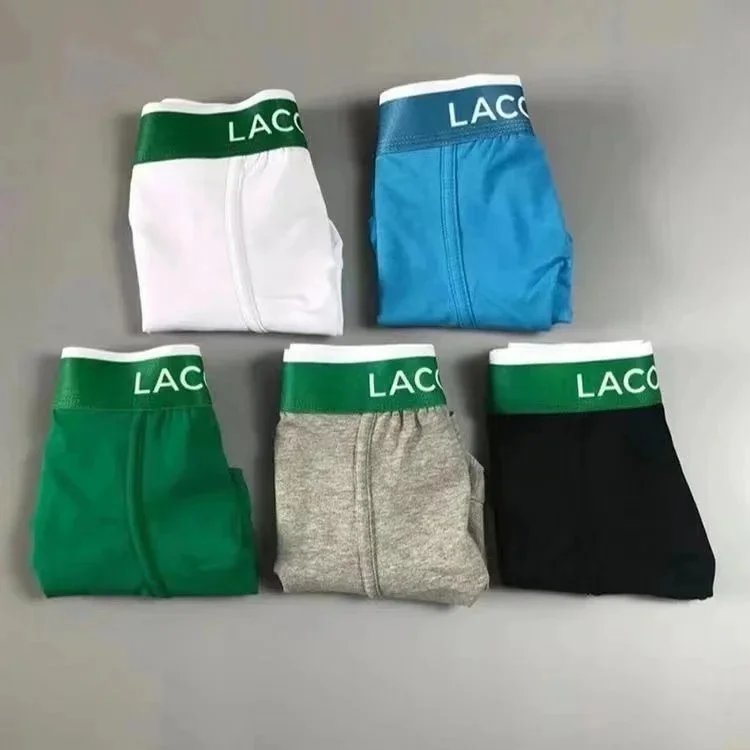 LACO Men's Boxer Briefs Comfortable Cotton Underwear Set